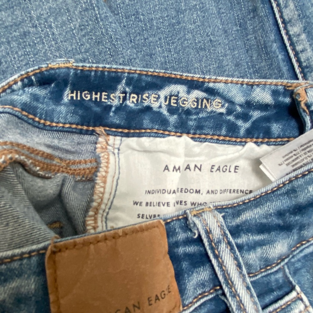 American Eagle highest rise jeggings